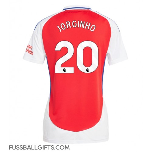 Arsenal Jorginho Frello #20 Fußballbekleidung Heimtrikot Damen 2024-25 Kurzarm